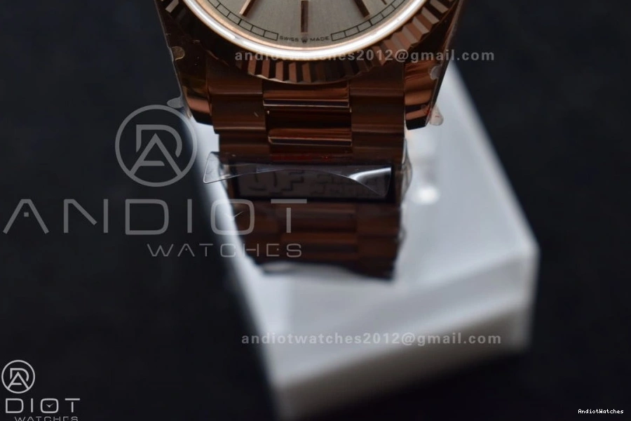 V5 DayDate Best (Gain FastDry 904L Edition 670 Steel QF Bracelet Silver vr3255 RG Weight) President Dial 36 on 0217